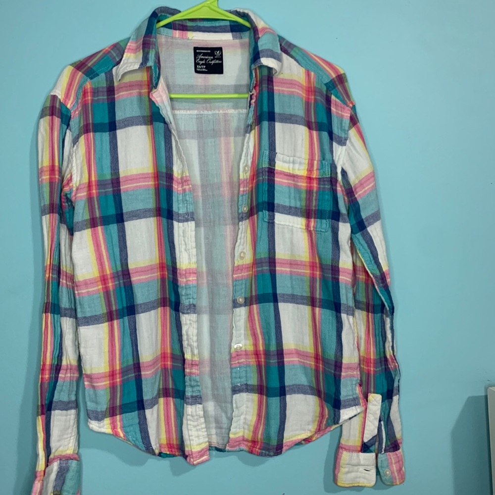 Multi color flannel